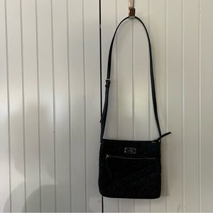 Kate Spade Black Quilted Nylon Crossbody Bag